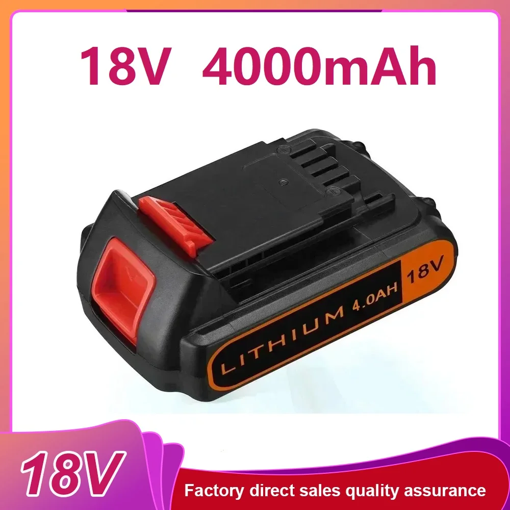 Batería de Litio de 18V 3.0Ah 4.0Ah para Black & Decker, LBXR20 LB20 LBX20 LST220 LB2X4020, para Black & Decker 20V