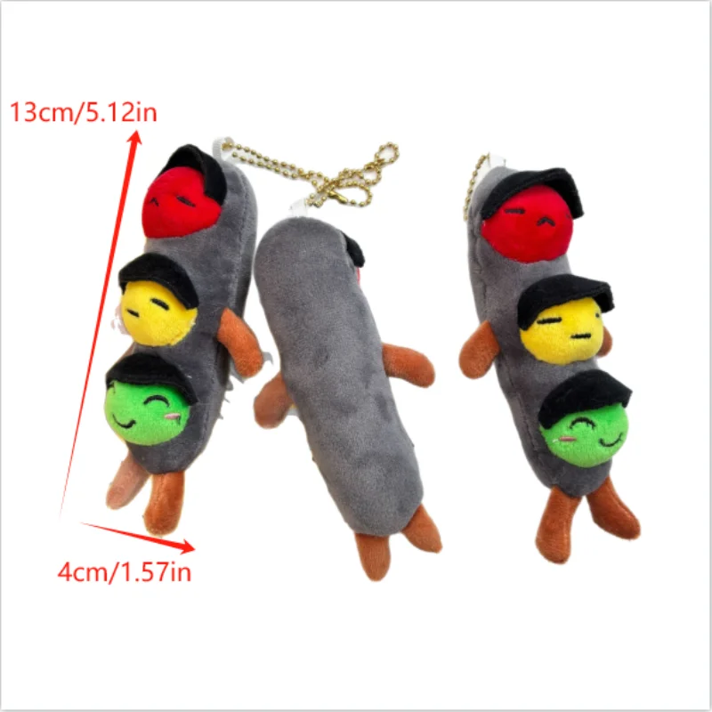 Sweet Quirky Traffic Light Plush Toy Pendant, Girl's Backpack Decor, Bag Charm Birthday Surprise
