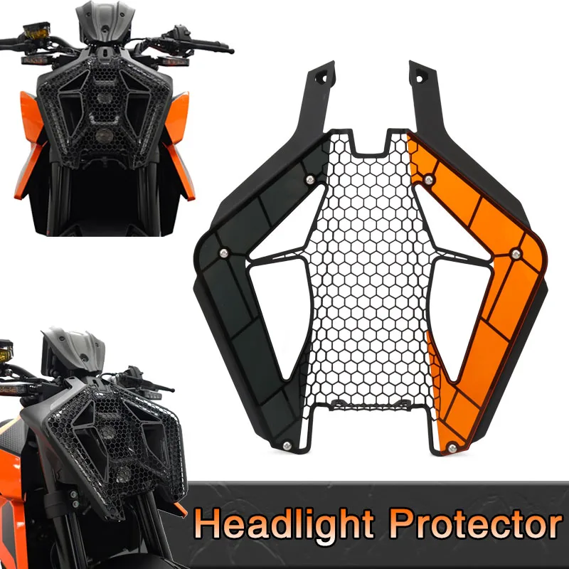 

Motorcycle Headlight Protector Grille Guard Cover Protection Fit For 1390 Super Duke R Evo SuperDuke 1390 R 2024 2025