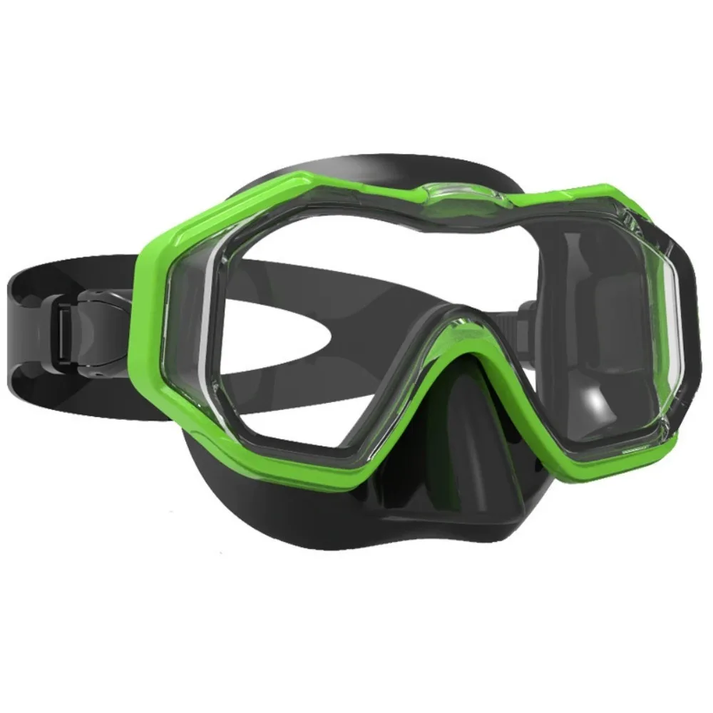 

PC Glass Kids Swim Goggles PVC Strap Anti Fog Snorkel Swimming Goggles with Nose Cover Anti-Leak Child Diving Mask for Youth