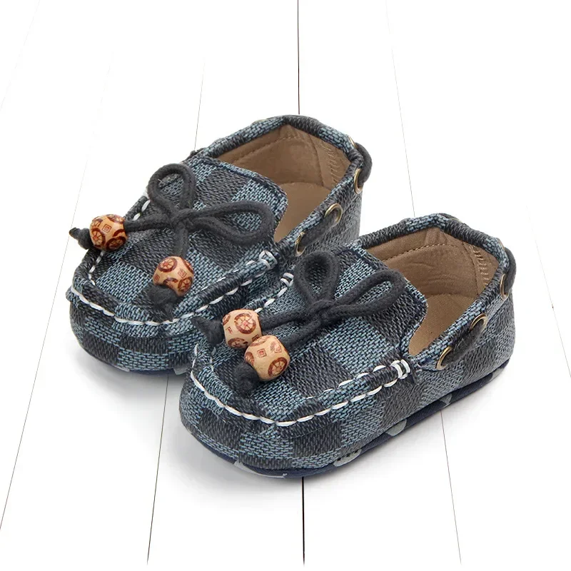 Exclusive Korean Babi Moccasins for Non-slip First Walkers Toddler Loafers Baby Girls Boys Crib Shoes