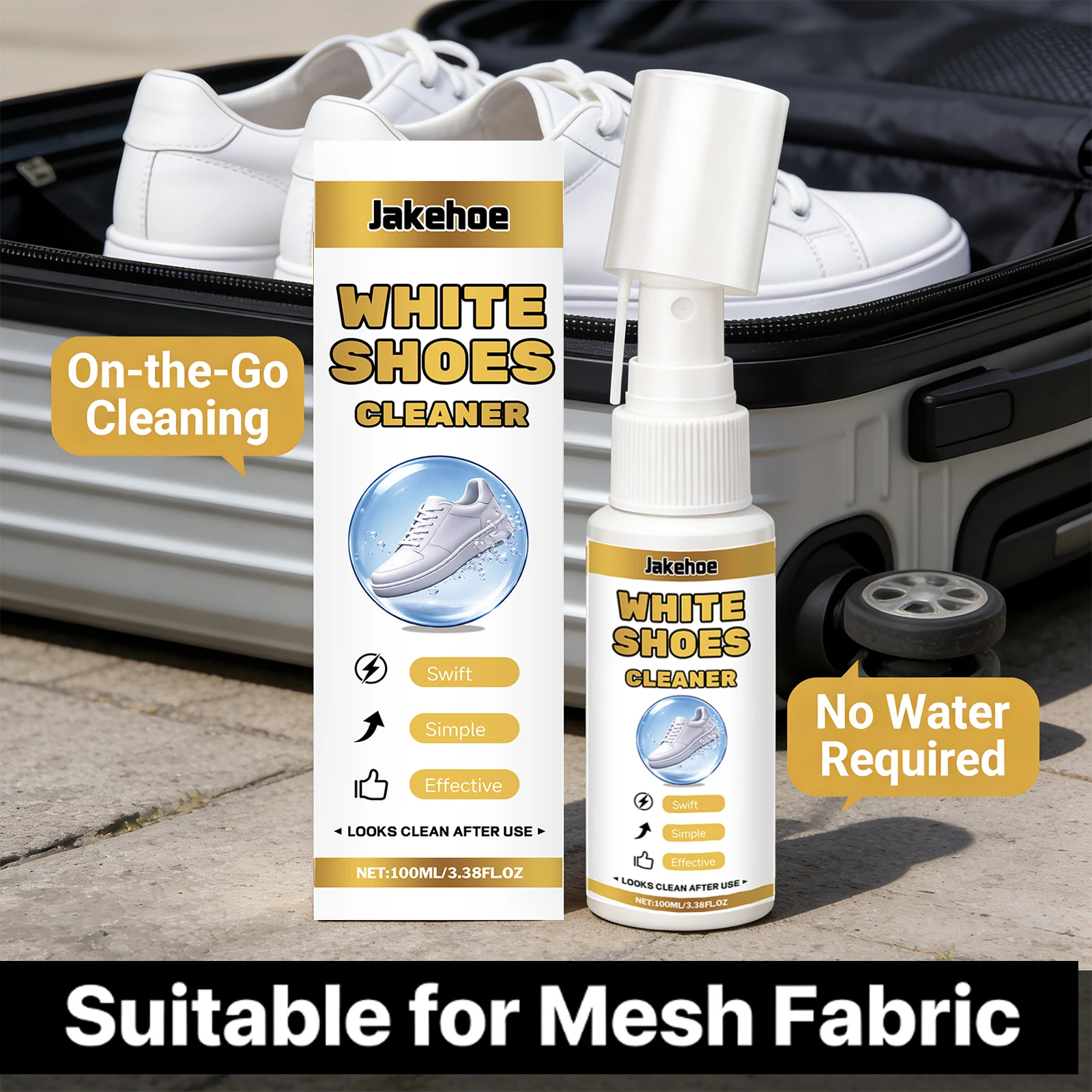 

﻿White Shoe Cleaner Effectively Removing Stubborn Stains Prevent Shoes Yellowing Eliminating Odors No-Rinse Sports Shoe Cleaner