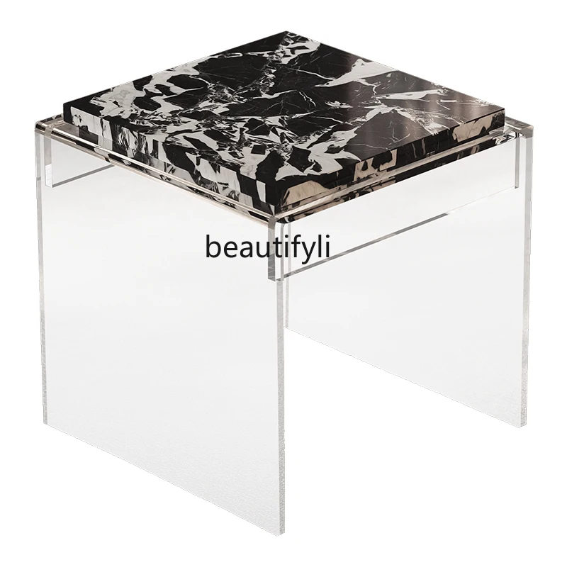 

Art small side table coffee table living room storage cabinet designer creative light luxury high-end small side table