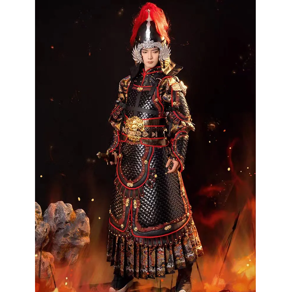 

Armor Hanfu men's and women's fish scale armor molecular lock wrist guard