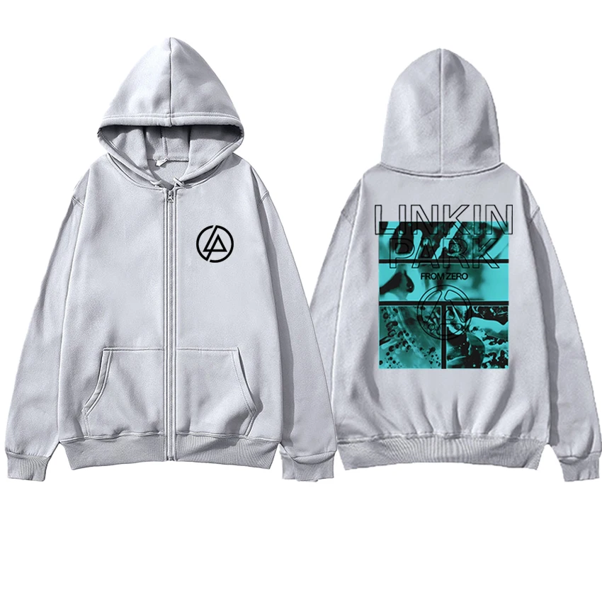 أزياء لينكين بارك من صفر جرافيك هوديس Harajuku الهيب هوب البلوز الرجال النساء ملابس طويلة الأكمام الصوف الشارع الشهير #3
