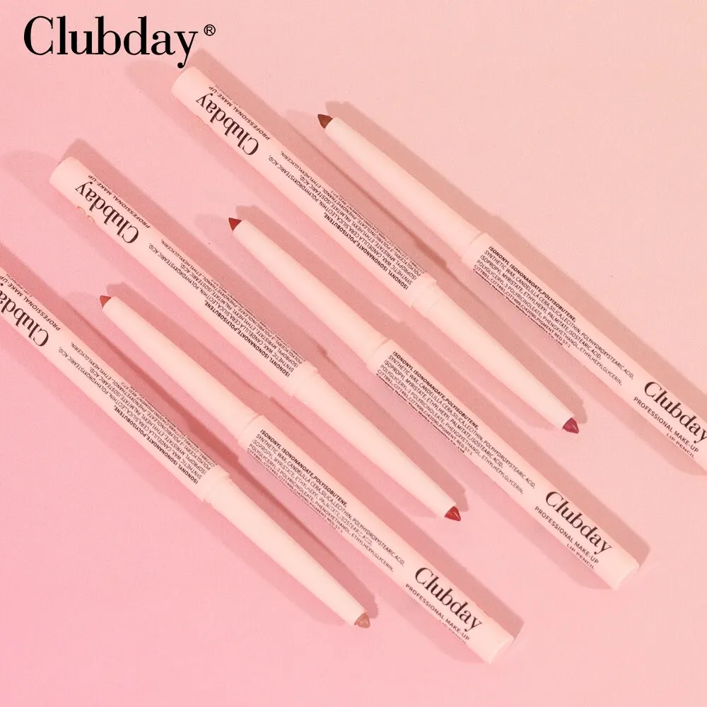 Clubday New Lipliner 8 Colors 2ml Durable Lipstick Pen Matte Natural Cosmetics Makeup Women's Daily Portable