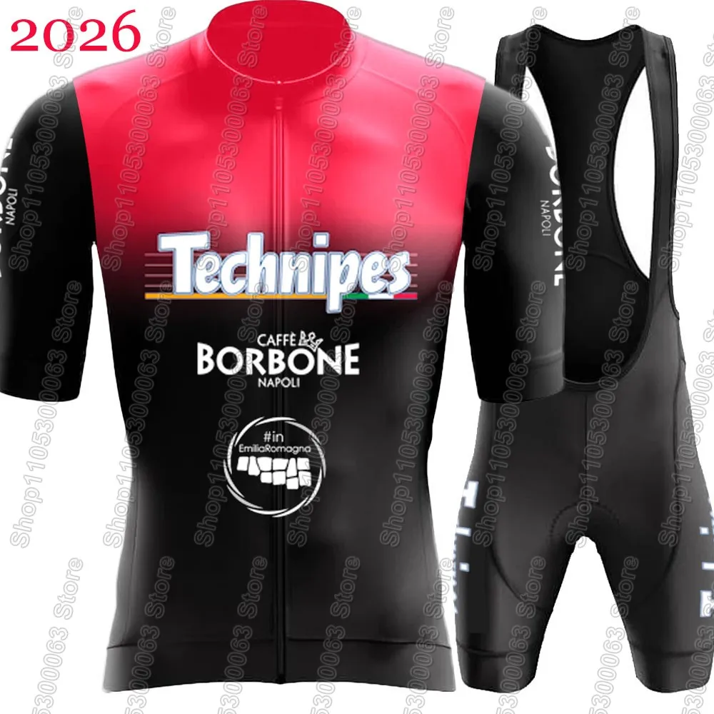 

Team-Technipes 2026 Cycling Jersey Set Mens Summer Bicycle Clothing Road Bike Shirts Suit Bicycle Bib Shorts MTB Ropa Maillot