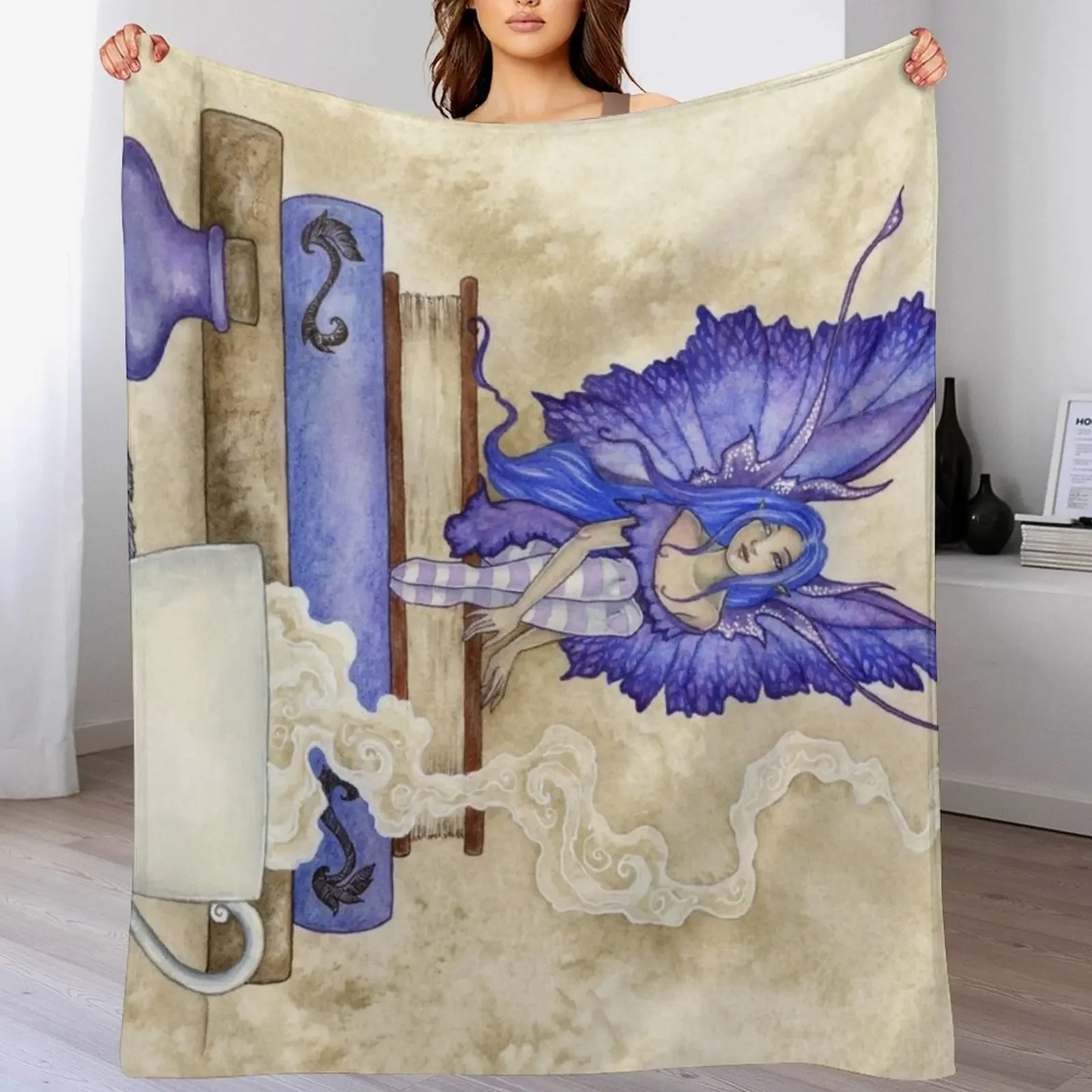 

Book Worm II Throw Blanket Heavy Bed for sofa Thermals For Travel Blankets