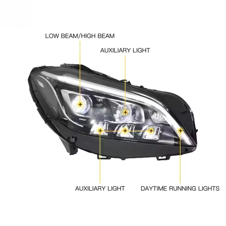 Suitable for  CLS-Class W218 C218 X218 CLS400 CLS350 CLS500 CLS63 AMG Headlight Assembly