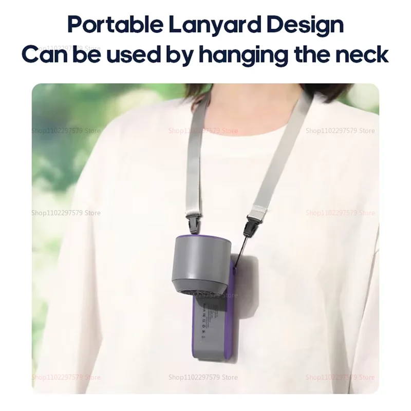 مروحة محمولة قابلة لإعادة الشحن قابلة للطي، مبرد هواء صغير محمول بقدرة 3600 مللي أمبير في الساعة، رياح توربو صامتة بدون خطوات لأحداث التخييم والسفر في الهواء الطلق