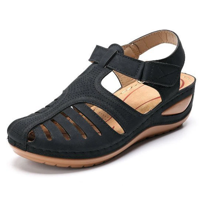Casual Soft Sole Beach Wedge Vulcanized Shoes Zapatillas De Mujer New Women's Sandals Premium Orthopedic Bunion Corrector Flats