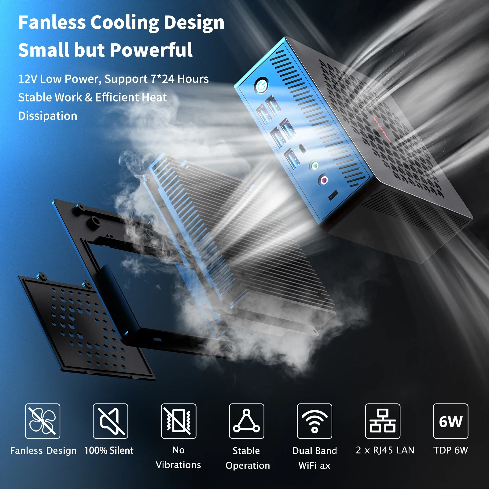 SZBOX X15 Intel Twin Lake N150 MINI PC DDR4 BT5.2 WIFI6 Windows 11 Pro Dual LAN DP HDMI VGA Triple Display Office Gamer Computer