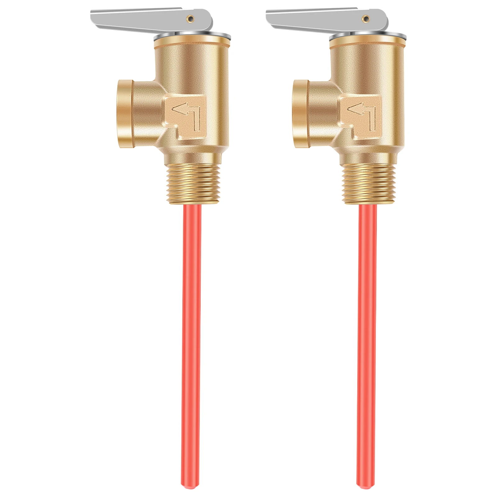 

2 шт. 1/2 "NPT RV клапан сброса температуры и давления латунный водонагреватель RV клапан сброса температуры и давления для горячей воды