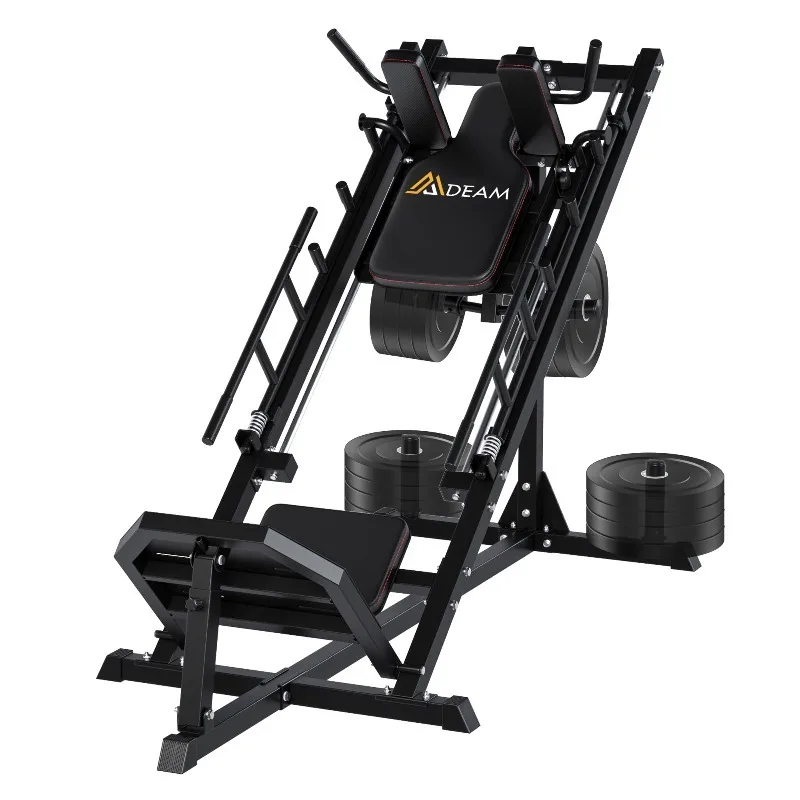 Leg Press Hack Squat Machine,Leg Press Machine with Linear Bearing