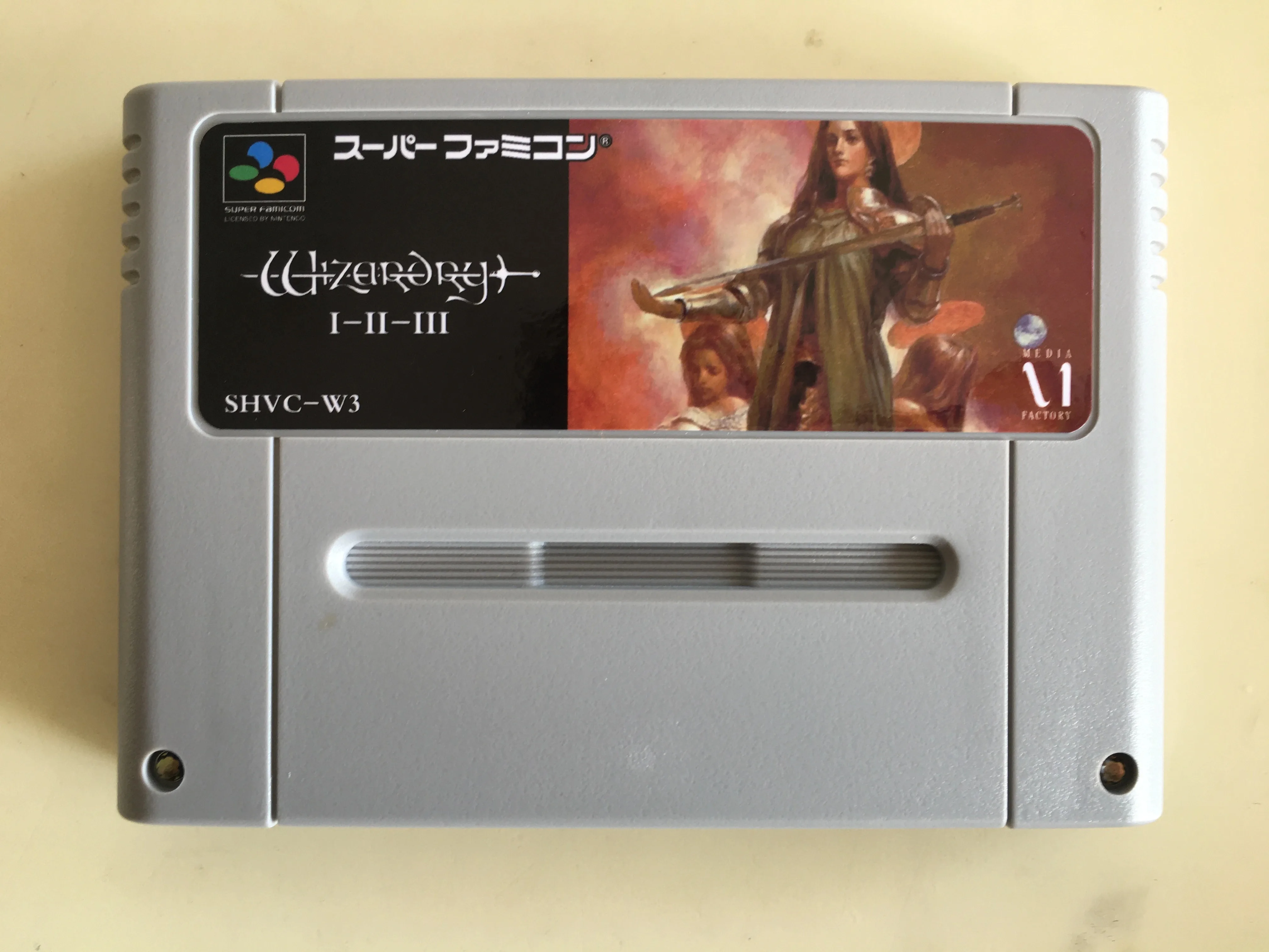 

16bit game cards : Wizardry I-II-III : Story of Llylgamyn ( Japanese NTSC Version!! )