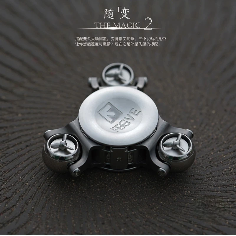 Genuine FEGVE The Magic Titanium Alloy Copper Gyro High Quality Fidget Spinner Antistress Hand Metal Ceramic Twist Adults Toy