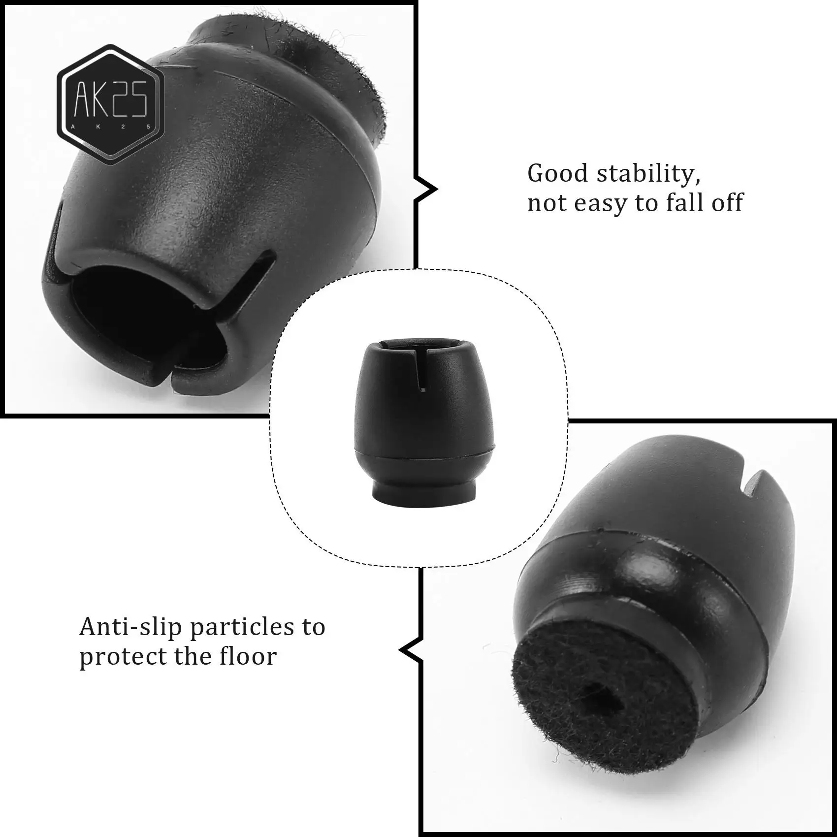 

AK25-16 шт. силиконовые нескользящие колпачки для ножек стола, стула, защита ног, нижняя крышка, защита для ног стола, защитный чехол для ног