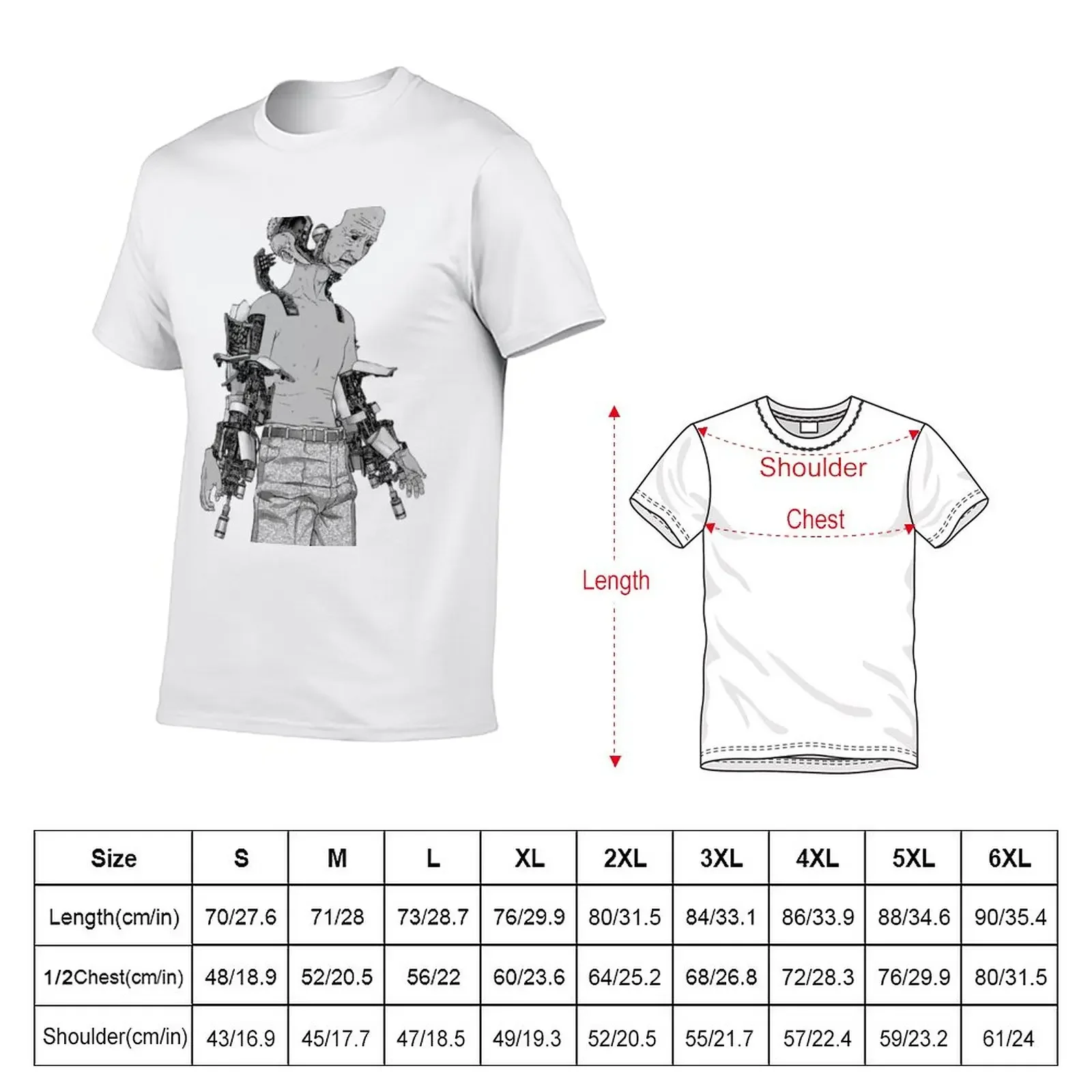 New Inuyashiki Ichiro T-Shirt customized t shirts aesthetic clothes Short sleeve mens graphic t-shirts