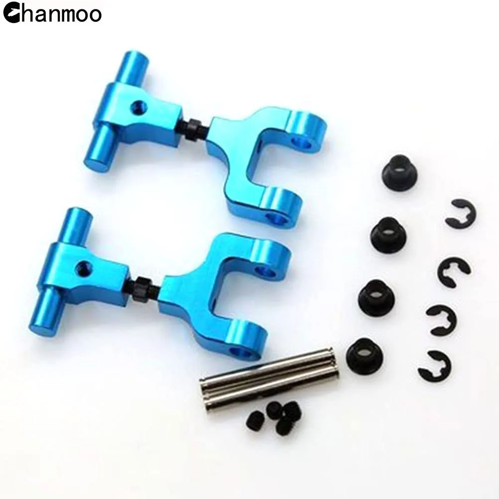 TT-02 Modification Accessory Kit Metal Swing Arm Steering Cup CVD Bumper Motor Base for 1/10 RC Car Tamiya TT02 Upgrade Parts image 3