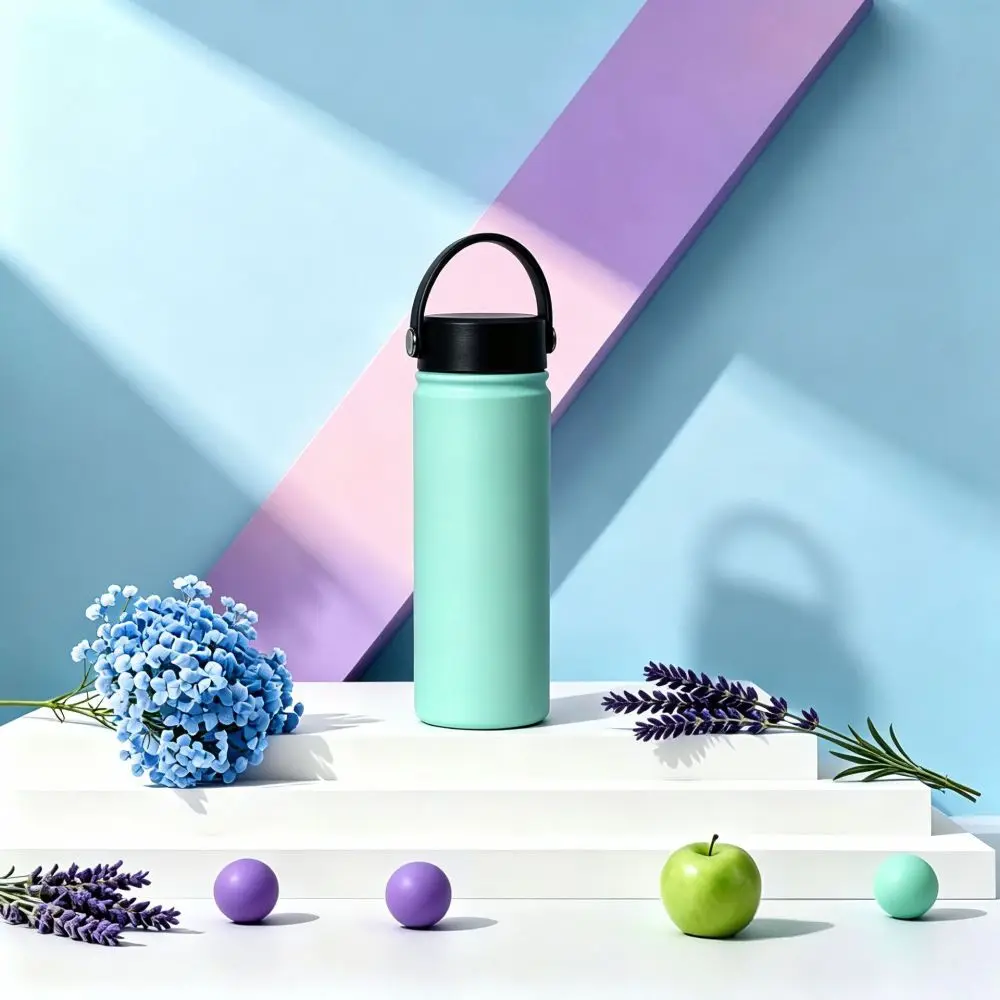 Large Capacity Stainless Steel Thermal Bottle Portable Vacuum Sport Mug For Outdoor Exercise Travel Office Daily Use