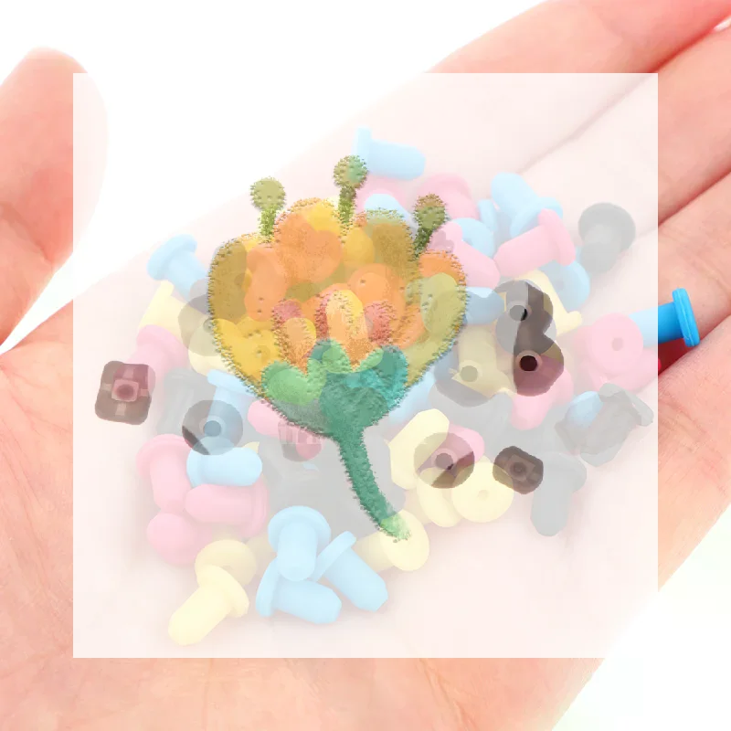 10pcs Random 4mm High elastic Refitting tool ink  Fixed printer accessories rubber seal silicone plug