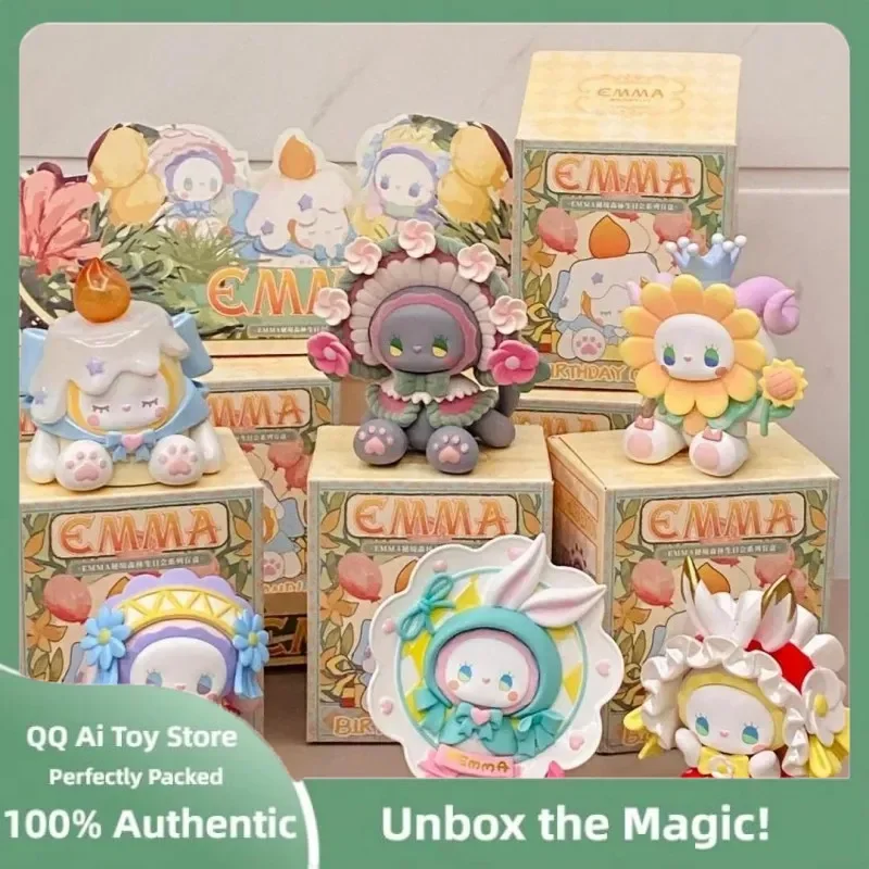 

Genuine Emma Secret Forest Celebration Series Blind Box Cute Emma Action Figure Mystery Box Surprise Desk Decor Ornament Gift
