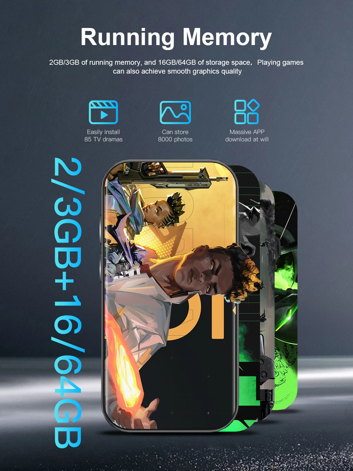 Global Version KING9000 4G Mini Smartphone 3.0" Dual SIM 16GB+2GB Android OS Google Play Original Small Mobile Phone Google Play