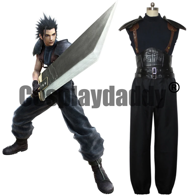 IN STOCK Final Fantasy VII: Advent Children FFVII FF7 Angeal Hewley Zax Zack Fair SOLDIER Uniform Outfit Cosplay Costume