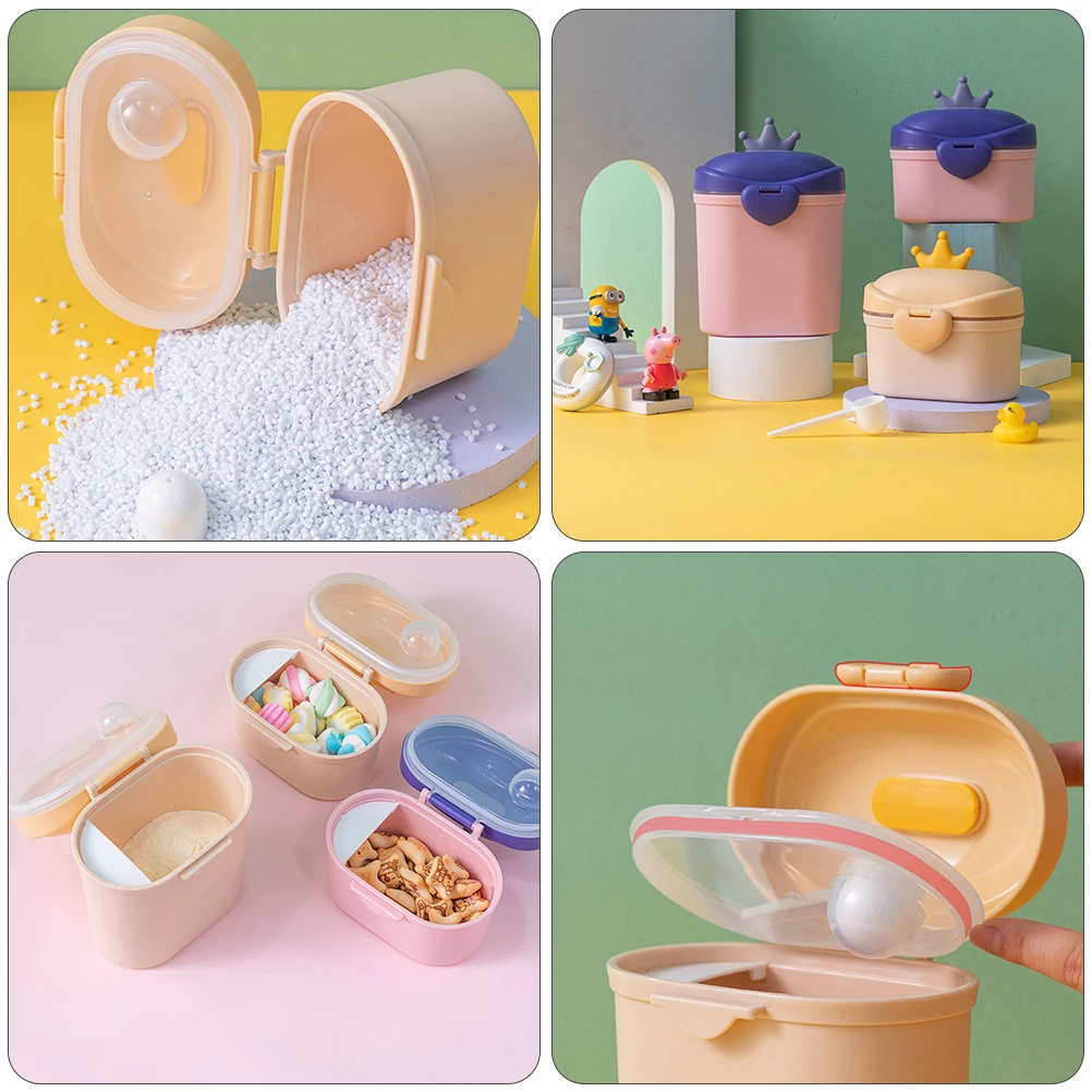 

Portable Milk Powder Box Baby Formula Dispenser Infant Travel Food Container Baby Milk Powder Storage Container Formula