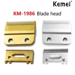 Kemei KM-1986 Professional Hair Clipper Blade Screws Silver Golden Replacement Blade Hair Trimmer Carton Steel Accessories Blade