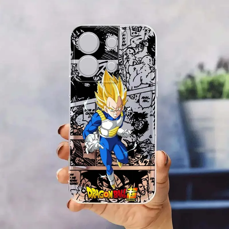 

Cool D-Dragon Balls Saiyan For Xiaomi Redmi 14C 13C 13 12C 11A 10A K70 K60 K50 K40 K30 K20 Translucent Phone Case