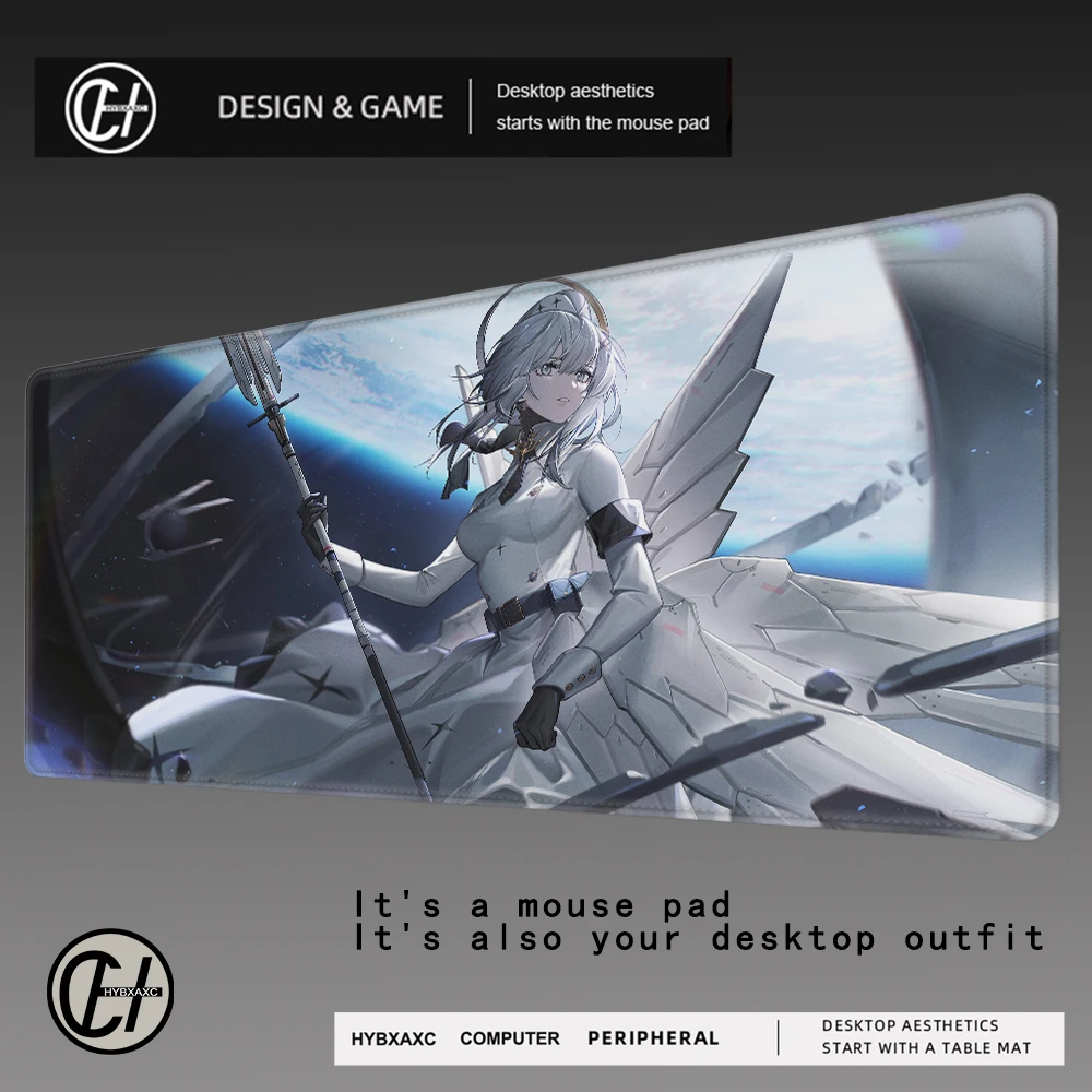 

New HD Printing GRAY RAVEN PUNISHING Large Mouse Pad Beautiful Girl Mousepad Anime Cartoon PC Game Office Desktop Protective Pad