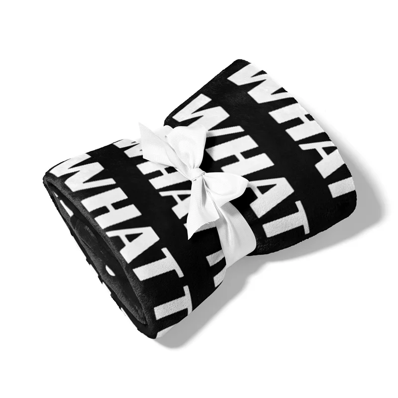 Aertemisi What The Hell What The Helly Funny Meme Pet Blanket for Small Medium Large Dog Cat Puppy Kitten Couch Sofa Bed