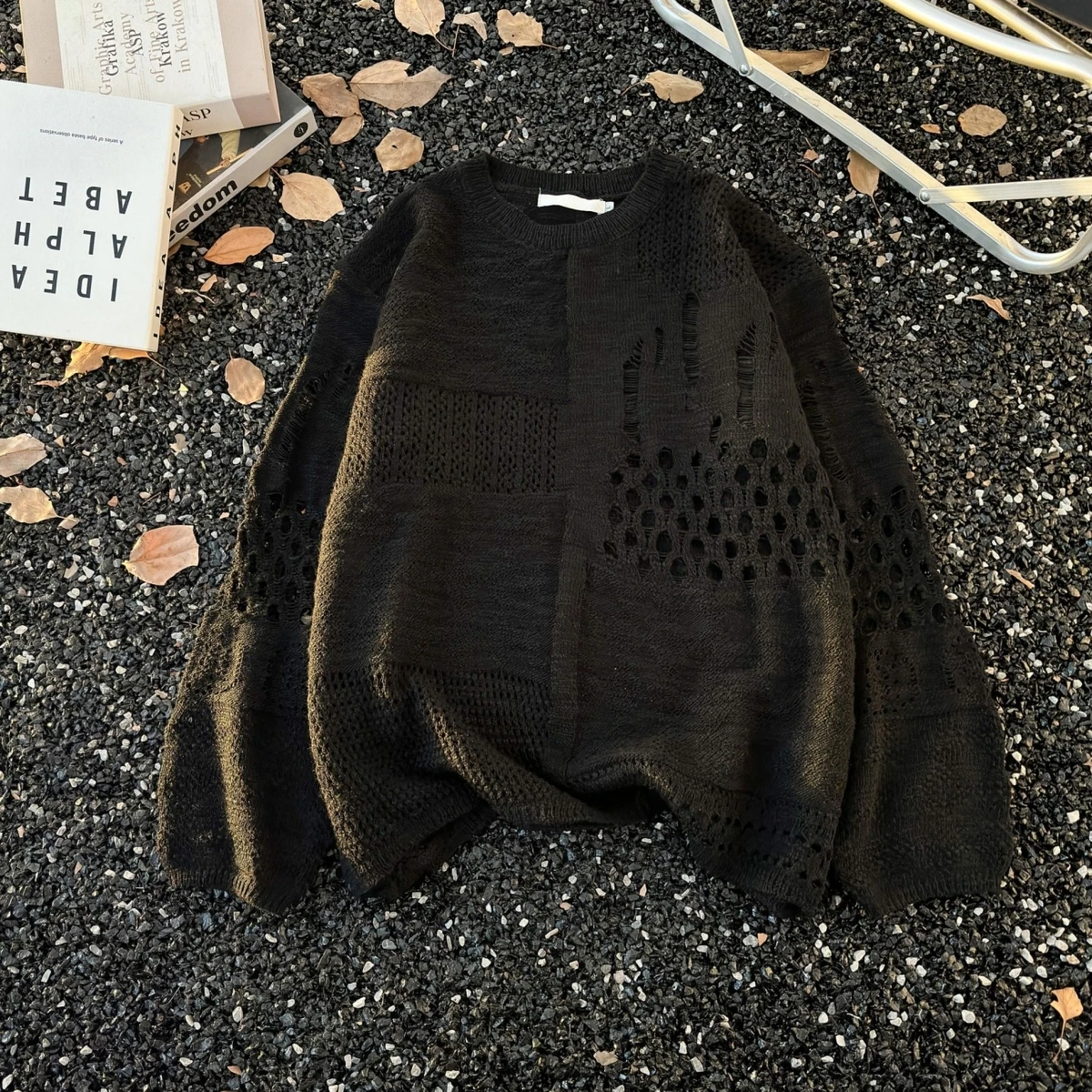 미국 레트로 남성 니트 스웨터 울로 된 빈티지 스타일 가을 겨울 루즈핏 버튼업 레귤러 길이 긴팔