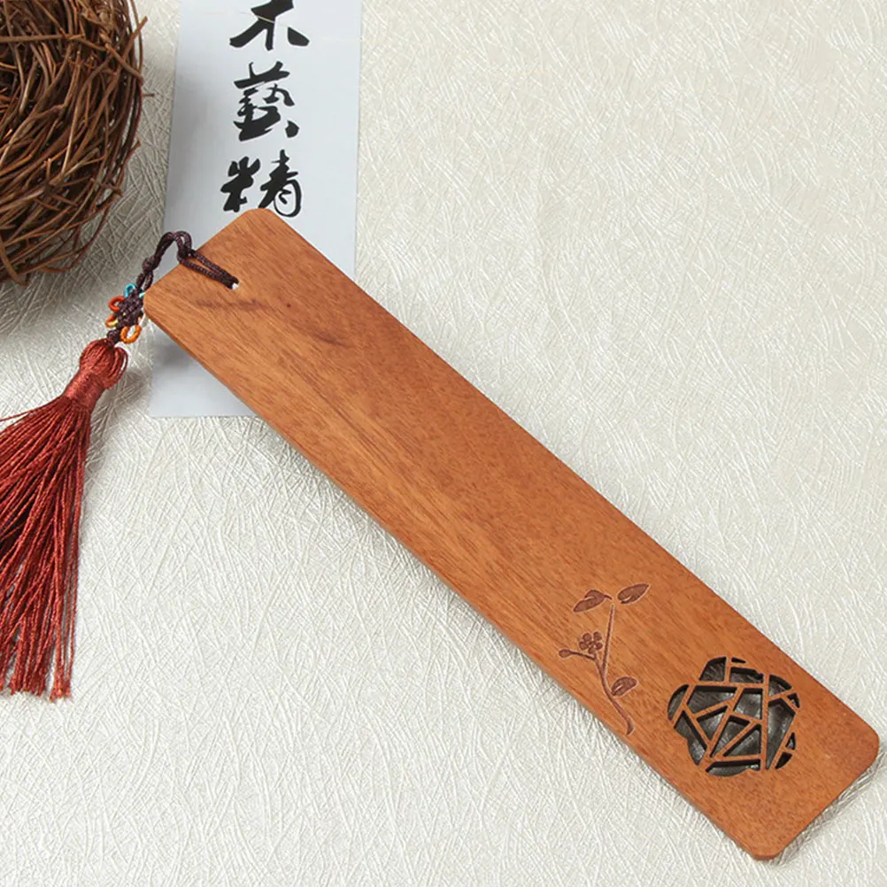 مجموعة إشارات مرجعية خشبية عالية الخشب العملي على الطراز الصيني هدية تخرج مثالية إشارة مرجعية تذكارية إبداعية
