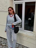 Hirsionsan 2025 basique doux t-shirts femmes été automne manches longues lâche bas t-shirts dames décontracté tricoté doux femme hauts 5