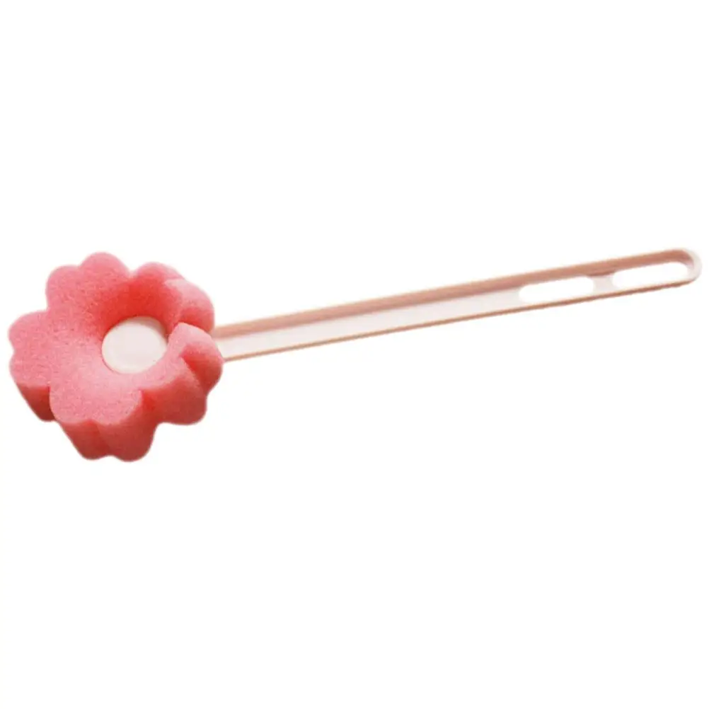 Flower Shaped Bottle Brush Cleaner Long Handle Milk Water Cup Feeding Brushes Durable Water Cup Brushes Kitchen Bathroom