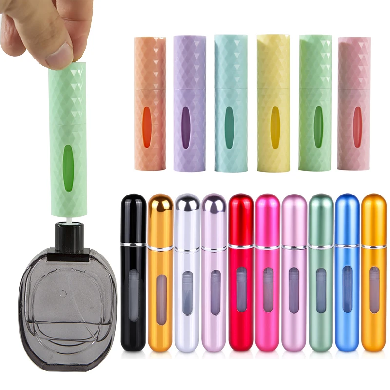 

5/8ML Atomizer Perfume Spray Bottle for Travel Cologne Dispenser Portable Refillable Aluminum Perfume Atomizer Perfume Liquid