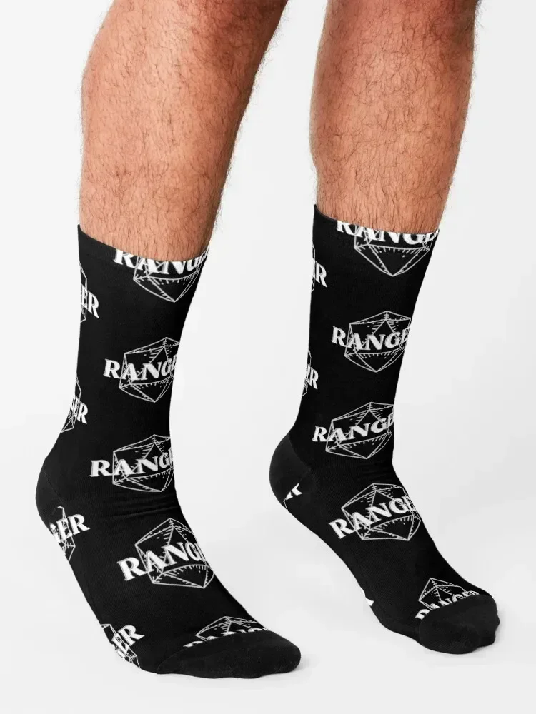 Dnd Ranger Class Symbol D20 Print Socken Mann süße Radsocken männlich Damen