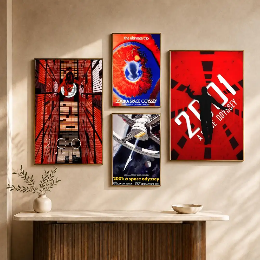 Movie 2001 A Space Odyssey Sci Fi Kubrick Classic Poster HD Wall Decor Apartment Dorm Office Cafe Bedroom Home Gift