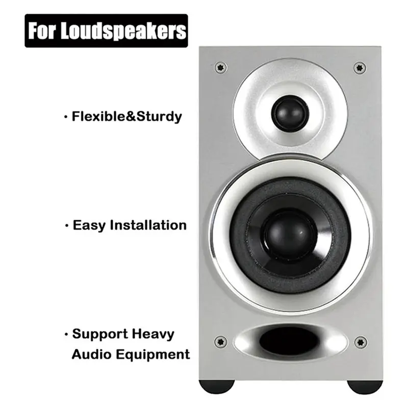 LNHF 1.25Inch Silicone Hemisphere Bumpers Isolation Feet, 8Pack Non Skid Speaker Isolation Pads,For Small Speaker Spikes