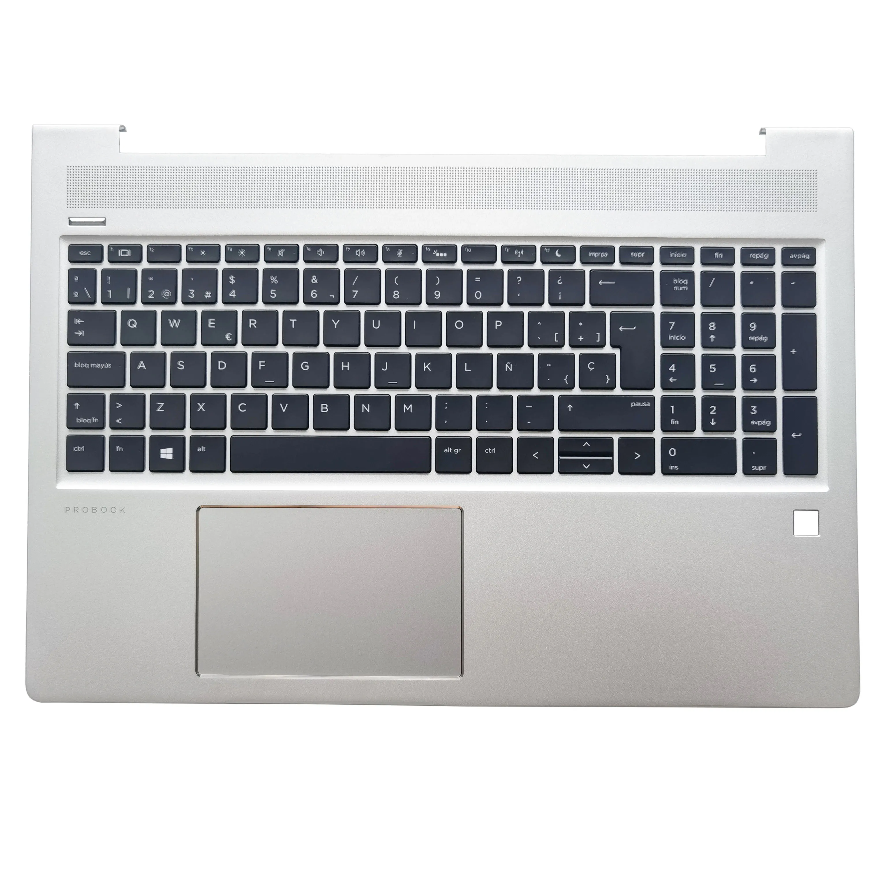 HP Probook 450 G6 G7 455R X8K ZHAN66 15 G2 G3 노트북용, US, FR, SP, LA, GR 백라이트 키보드, 팜레스트 상단 커버, 터치 패드