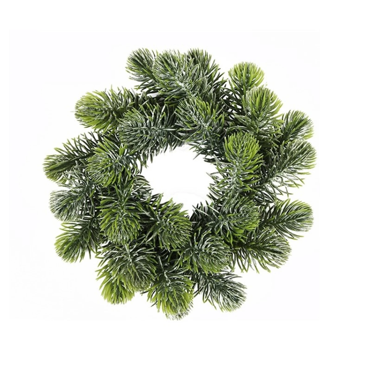 Sleek and Stylish Artificial Green Wreath Designed to Transform Your For Front Door into a Festive Focal Point