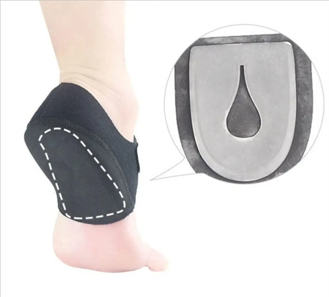 Foot Relief Pain Adjustable Arch Wrap Support Heel Protectors Gel Protective Socks Back Heel Protective Sleeve Heel Pad