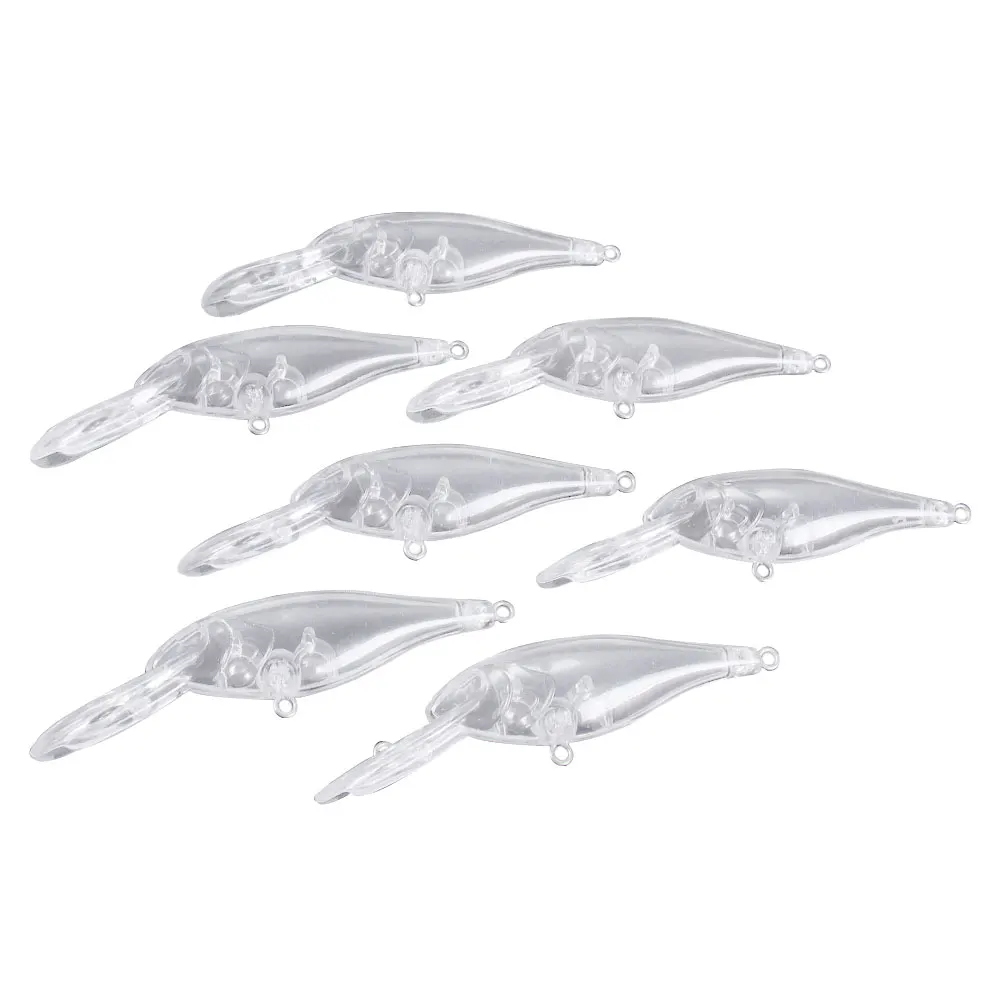 20Pcs 9.9cm 8.6g Blank Lure Bodies, Unpainted Minnow Crankbait Nude Baits, DIY Artificial Fishing Bait for Custom Painting