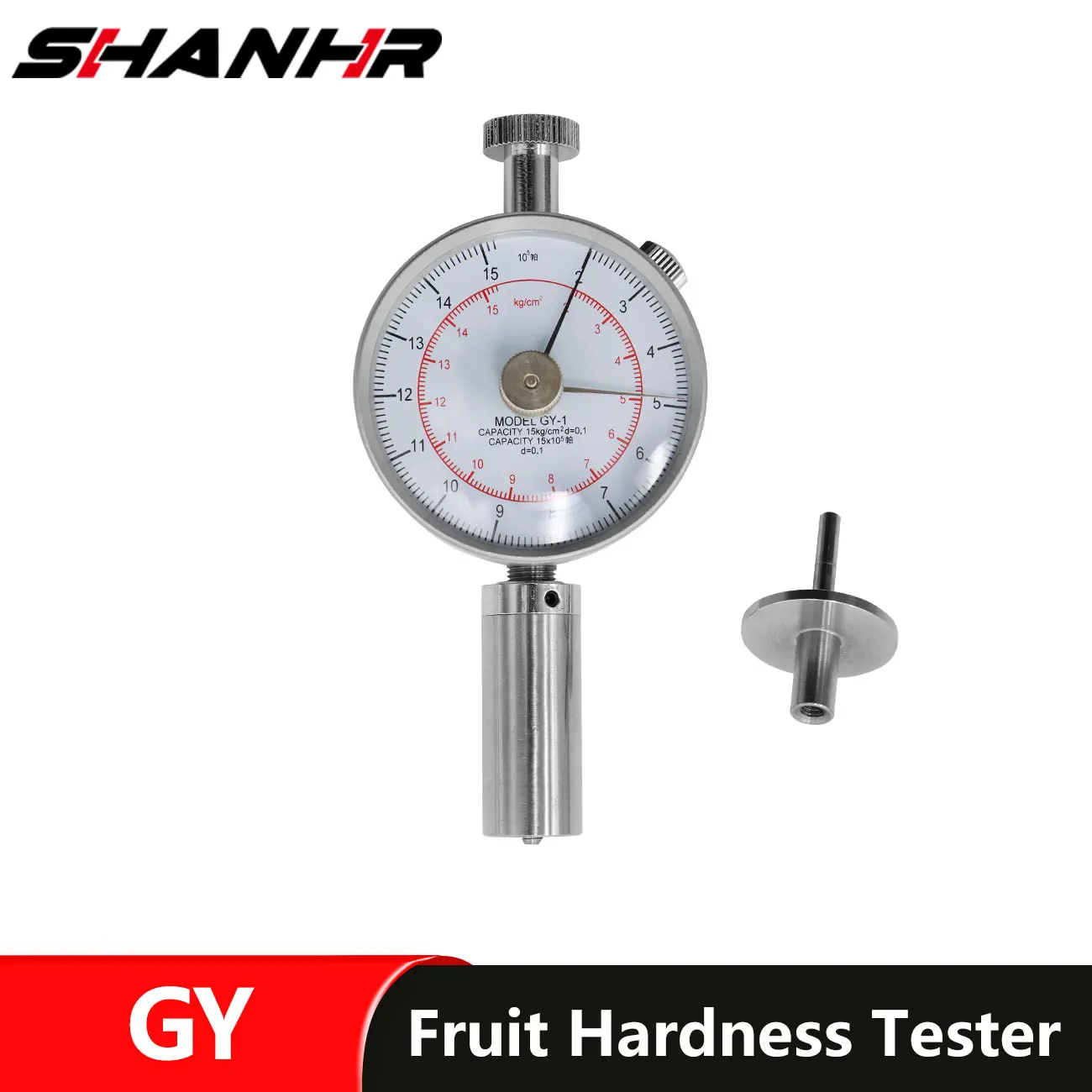 SHANHR GY-1 /GY-2/GY-3 Pointer Fruit Hardness Tester Fruit Sclerometer Penetrometer Durometer For Apples Pears Grapes Oranges