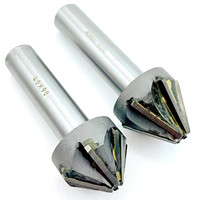 TCT insert carbide tungsten steel milling cutter countersink 60/90 degree inner hole deburring welding chamfering cutter