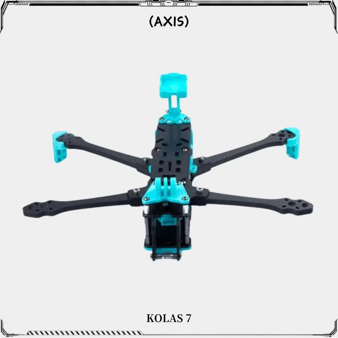 Axisflying KOLAS7" 7inch 298mm Foldable FPV Drone Frame Kit for Long Range FPV DJI O3 Freestyle Drone