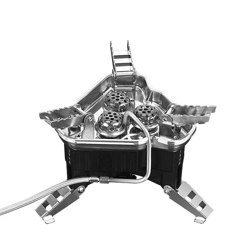 

B19 outdoor burner burner camping picnic power gas burner folding portable strong windproof