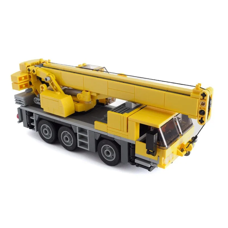 

MOC-108556 Urban Industrial Freight Crane Truck Building Block Model 716 Parts Boys' Children's Birthday Christmas Toy Gift